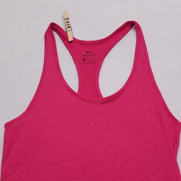Nike Dri-Fit Athletic Pullover Tank Top Shirt Womens Size Extra Small XS Pink - Picture 1 of 8